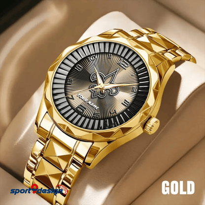 New Orleans Saints Business Watch For Men Automatic Mechanical Stainless Steel Band 2025