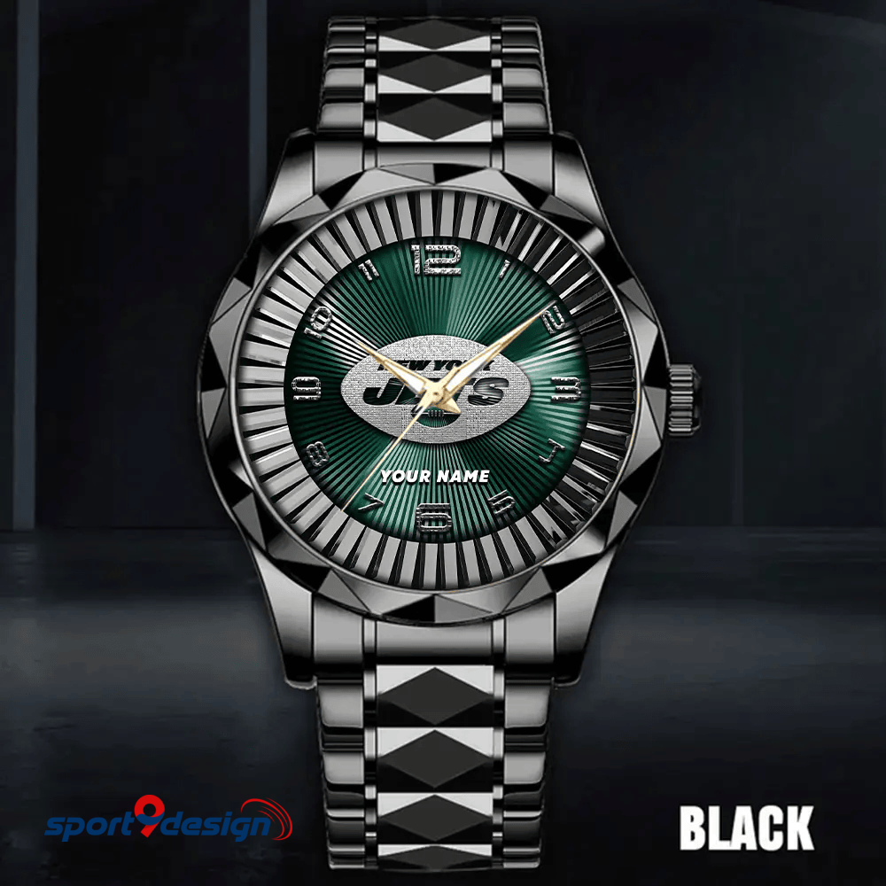 New York Jets Business Watch For Men Automatic Mechanical Stainless Steel Band 2025