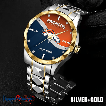 Denver Broncos Warterproof Sports Men Watches Top Brand Luxury Clock Style 2025