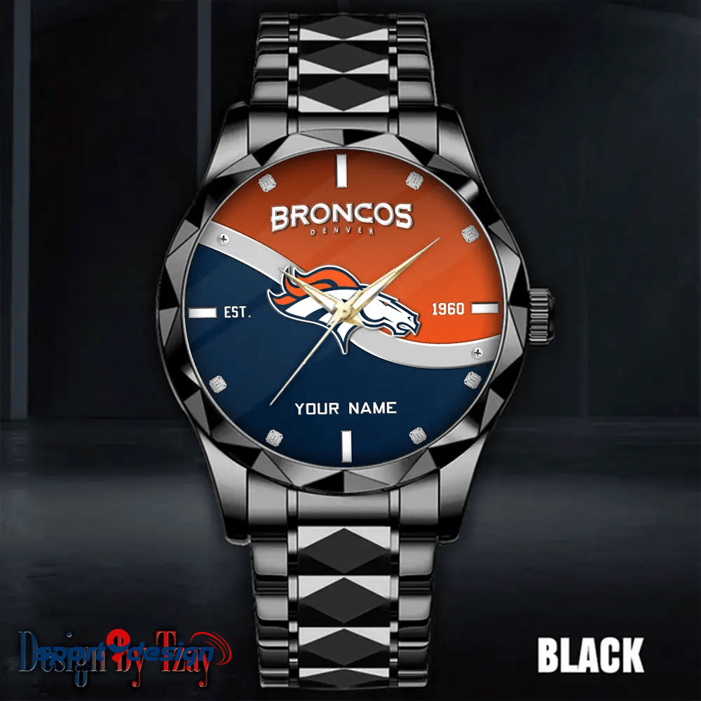 Denver Broncos Warterproof Sports Men Watches Top Brand Luxury Clock Style 2025