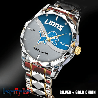 Detroit Lions Warterproof Sports Men Watches Top Brand Luxury Clock Style 2025