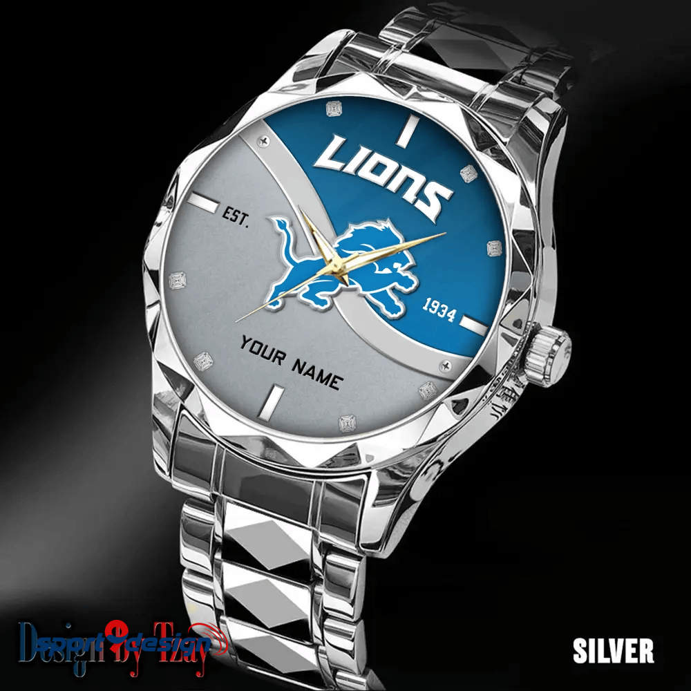 Detroit Lions Warterproof Sports Men Watches Top Brand Luxury Clock Style 2025