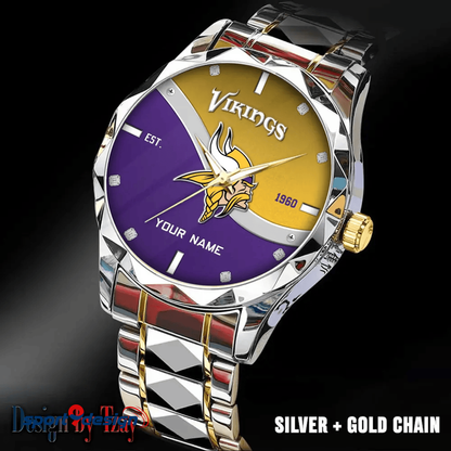 Minnesota Vikings Warterproof Sports Men Watches Top Brand Luxury Clock Style 2025