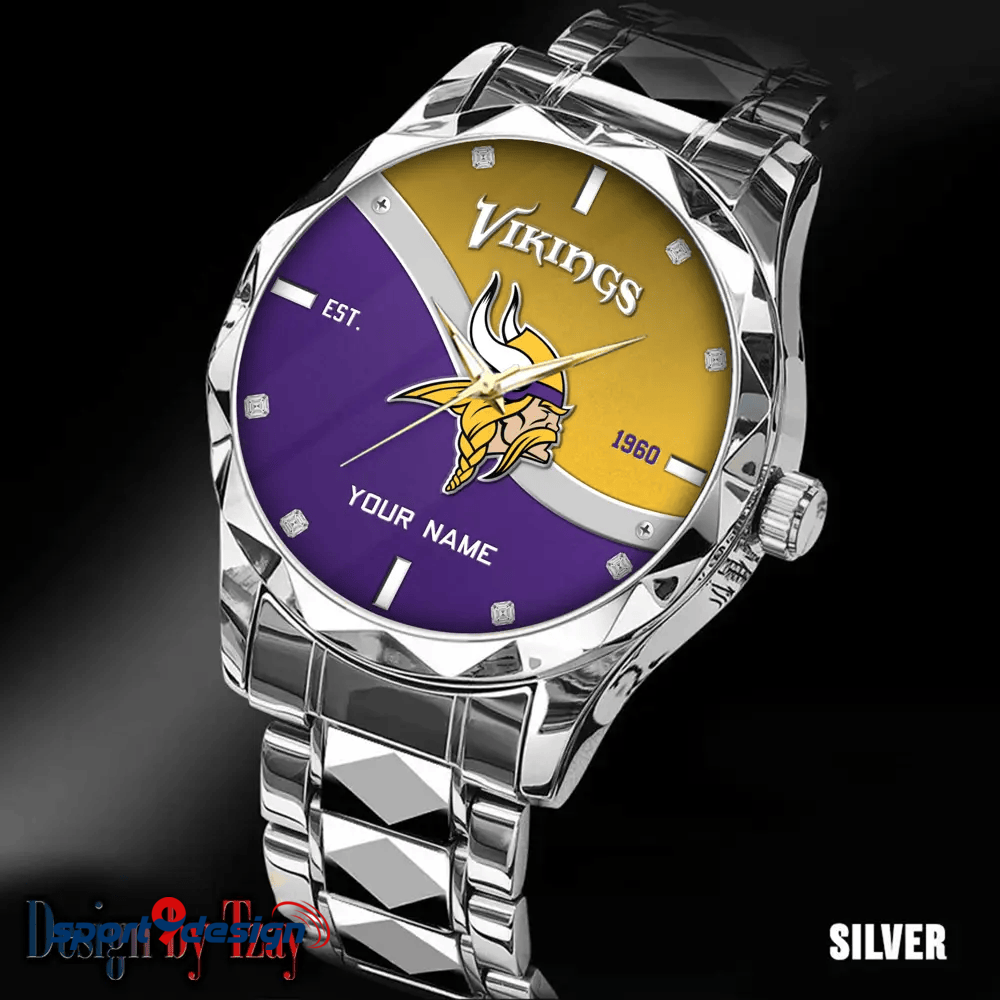 Minnesota Vikings Warterproof Sports Men Watches Top Brand Luxury Clock Style 2025