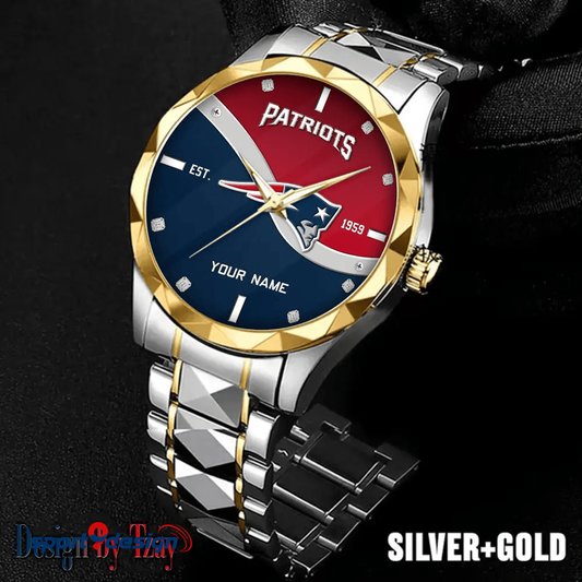 New England Patriots Warterproof Sports Men Watches Top Brand Luxury Clock Style 2025