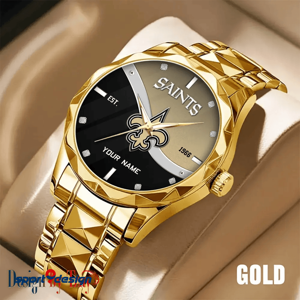New Orleans Saints Warterproof Sports Men Watches Top Brand Luxury Clock Style 2025