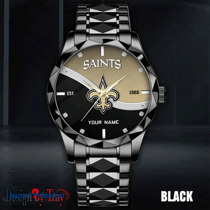 New Orleans Saints Warterproof Sports Men Watches Top Brand Luxury Clock Style 2025