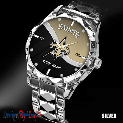 New Orleans Saints Warterproof Sports Men Watches Top Brand Luxury Clock Style 2025