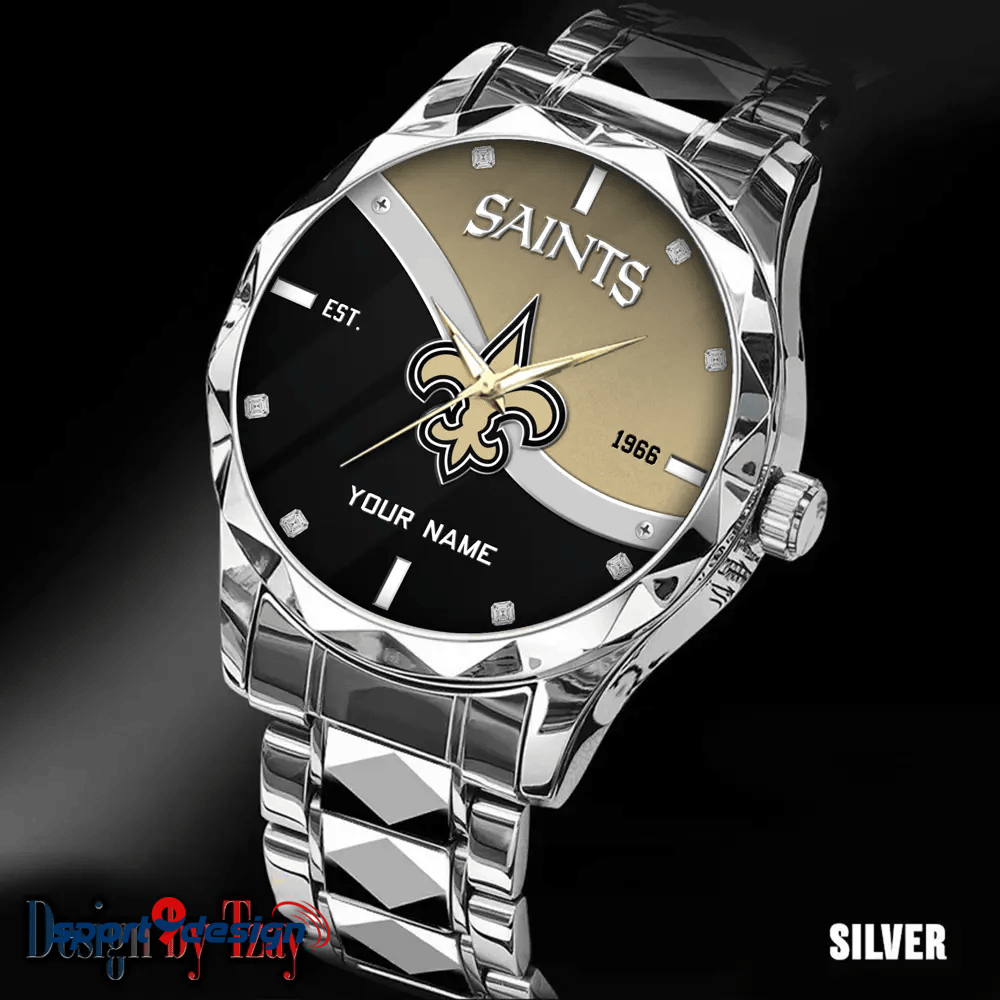 New Orleans Saints Warterproof Sports Men Watches Top Brand Luxury Clock Style 2025