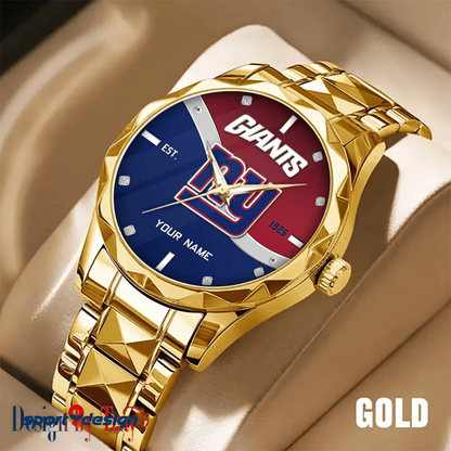 New York Giants Warterproof Sports Men Watches Top Brand Luxury Clock Style 2025