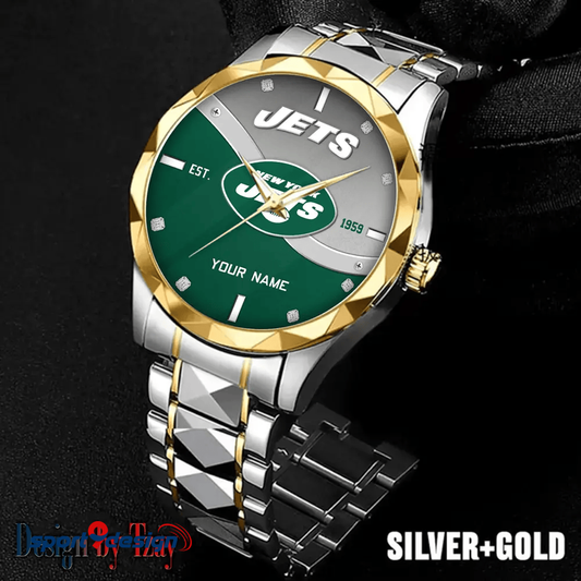 New York Jets Warterproof Sports Men Watches Top Brand Luxury Clock Style 2025