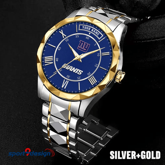 New York Giants Business Watch For Men Automatic Mechanical Stainless Steel Band 2025