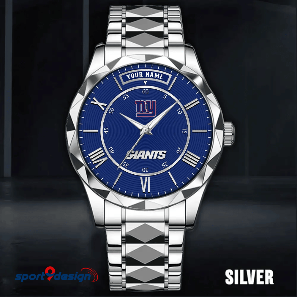 New York Giants Business Watch For Men Automatic Mechanical Stainless Steel Band 2025