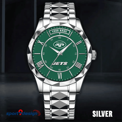 New York Jets Business Watch For Men Automatic Mechanical Stainless Steel Band 2025