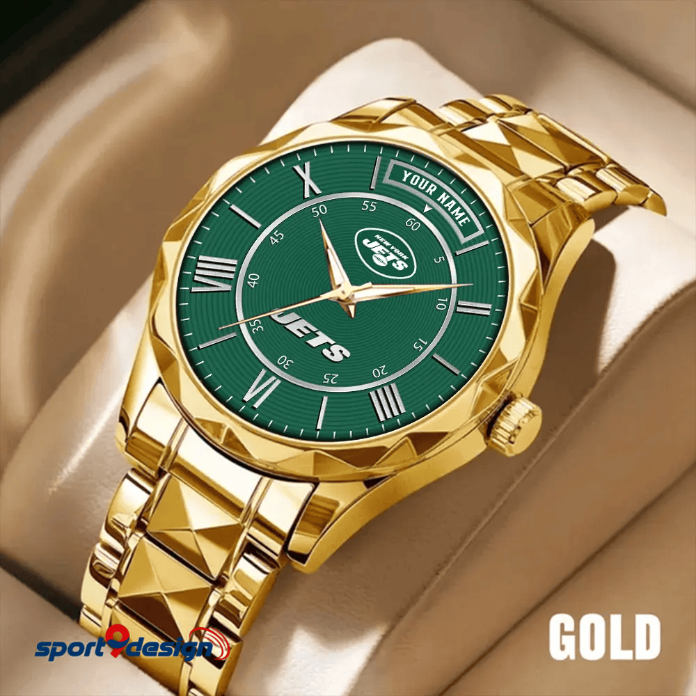 New York Jets Business Watch For Men Automatic Mechanical Stainless Steel Band 2025