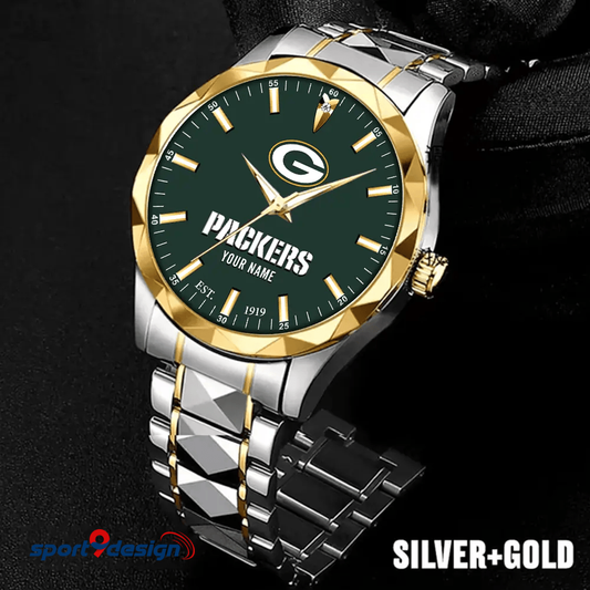 Green Bay Packers Luxury Diamond Men Watch Trending 2025