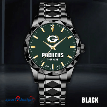 Green Bay Packers Luxury Diamond Men Watch Trending 2025