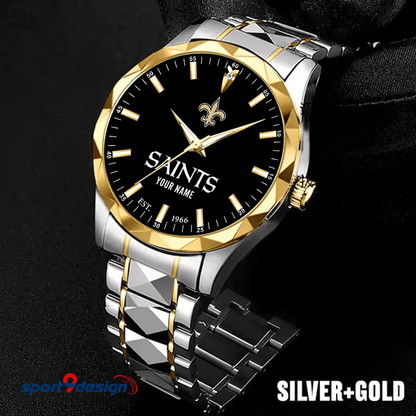 New Orleans Saints Luxury Diamond Men Watch Trending 2025