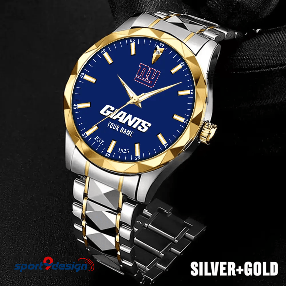 New York Giants Luxury Diamond Men Watch Trending 2025