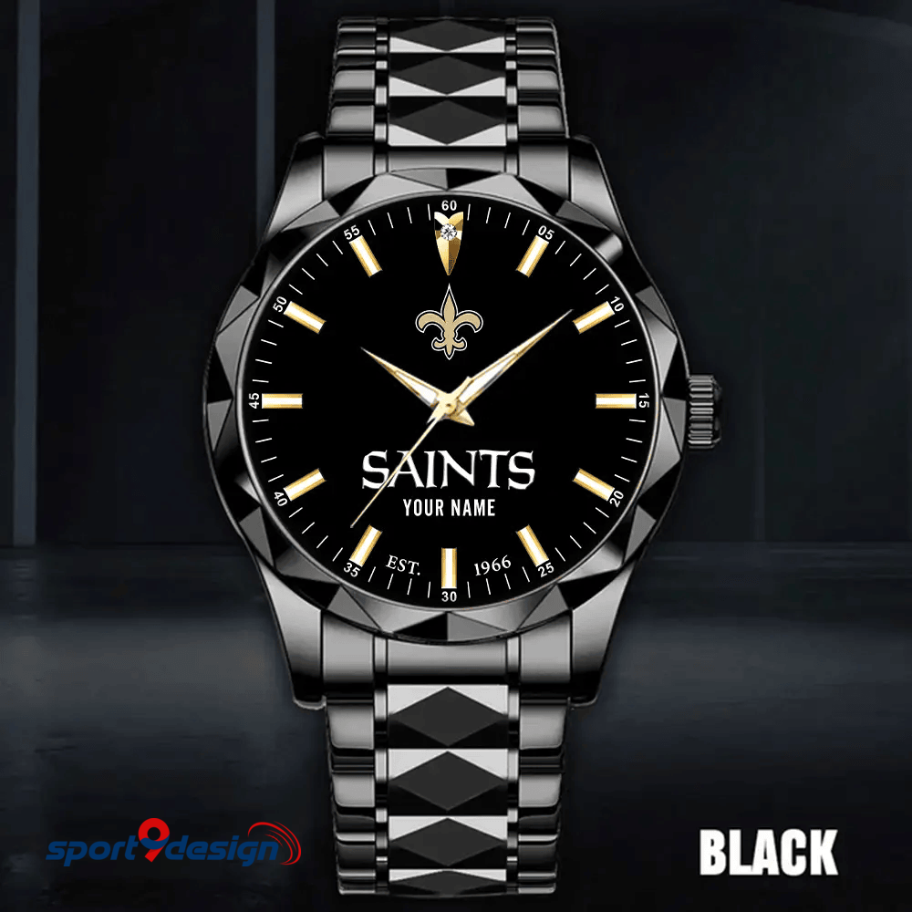 New Orleans Saints Luxury Diamond Men Watch Trending 2025