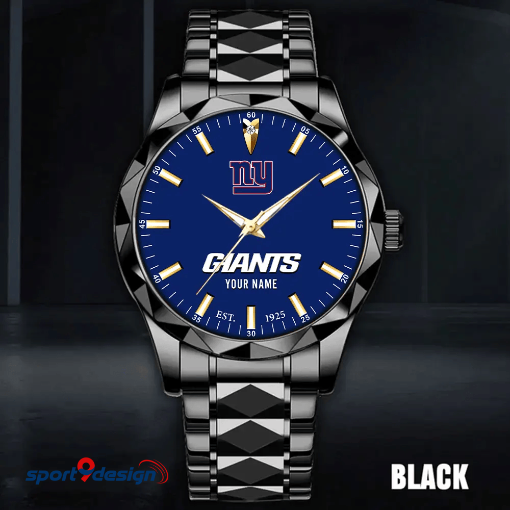 New York Giants Luxury Diamond Men Watch Trending 2025