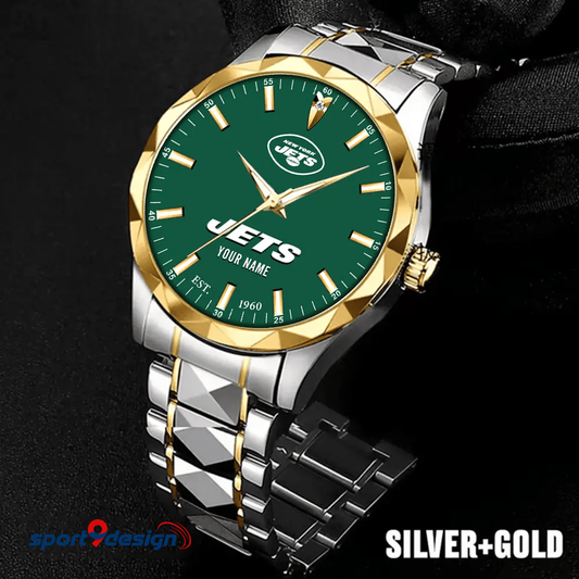 New York Jets Luxury Diamond Men Watch Trending 2025