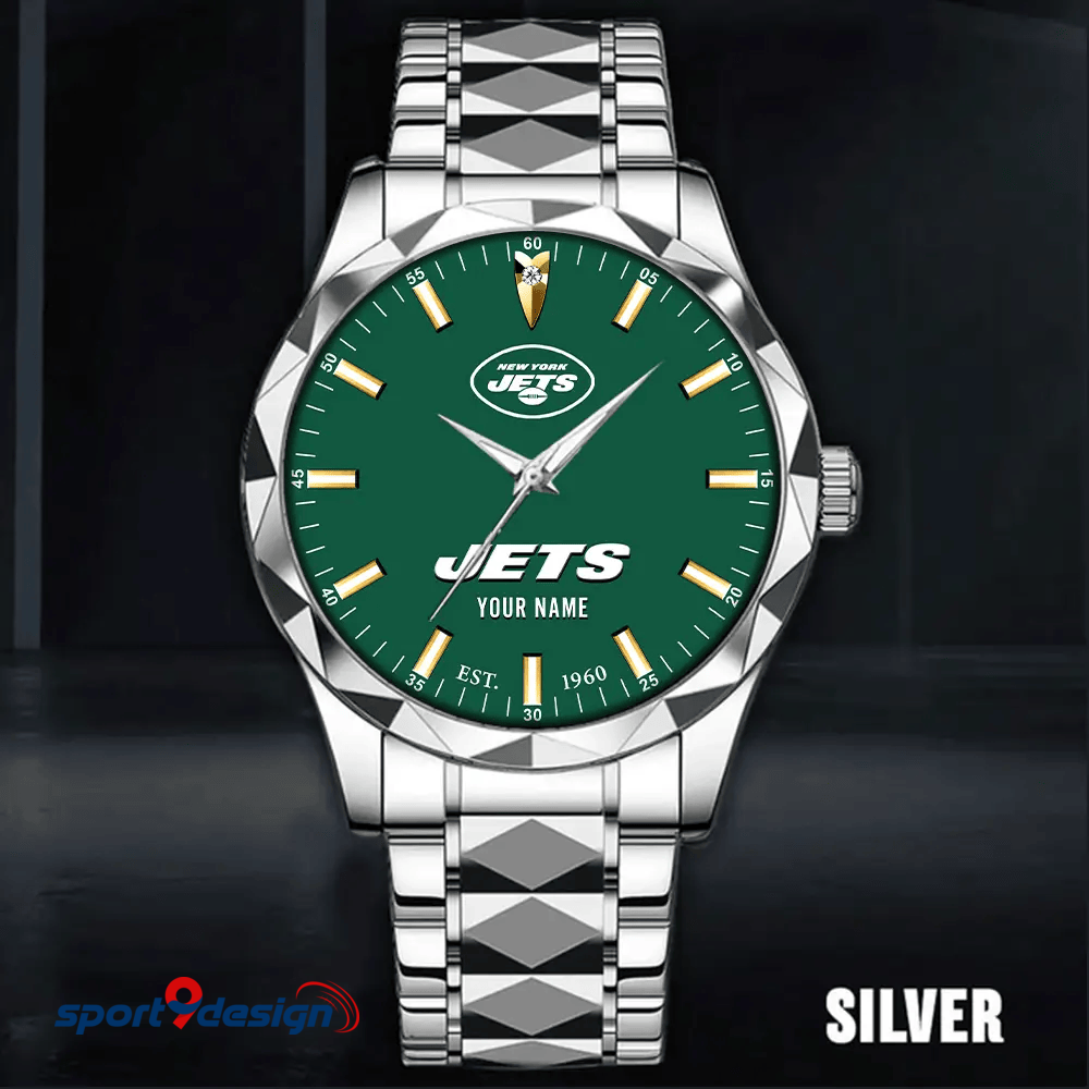 New York Jets Luxury Diamond Men Watch Trending 2025