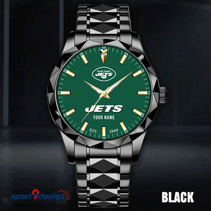New York Jets Luxury Diamond Men Watch Trending 2025