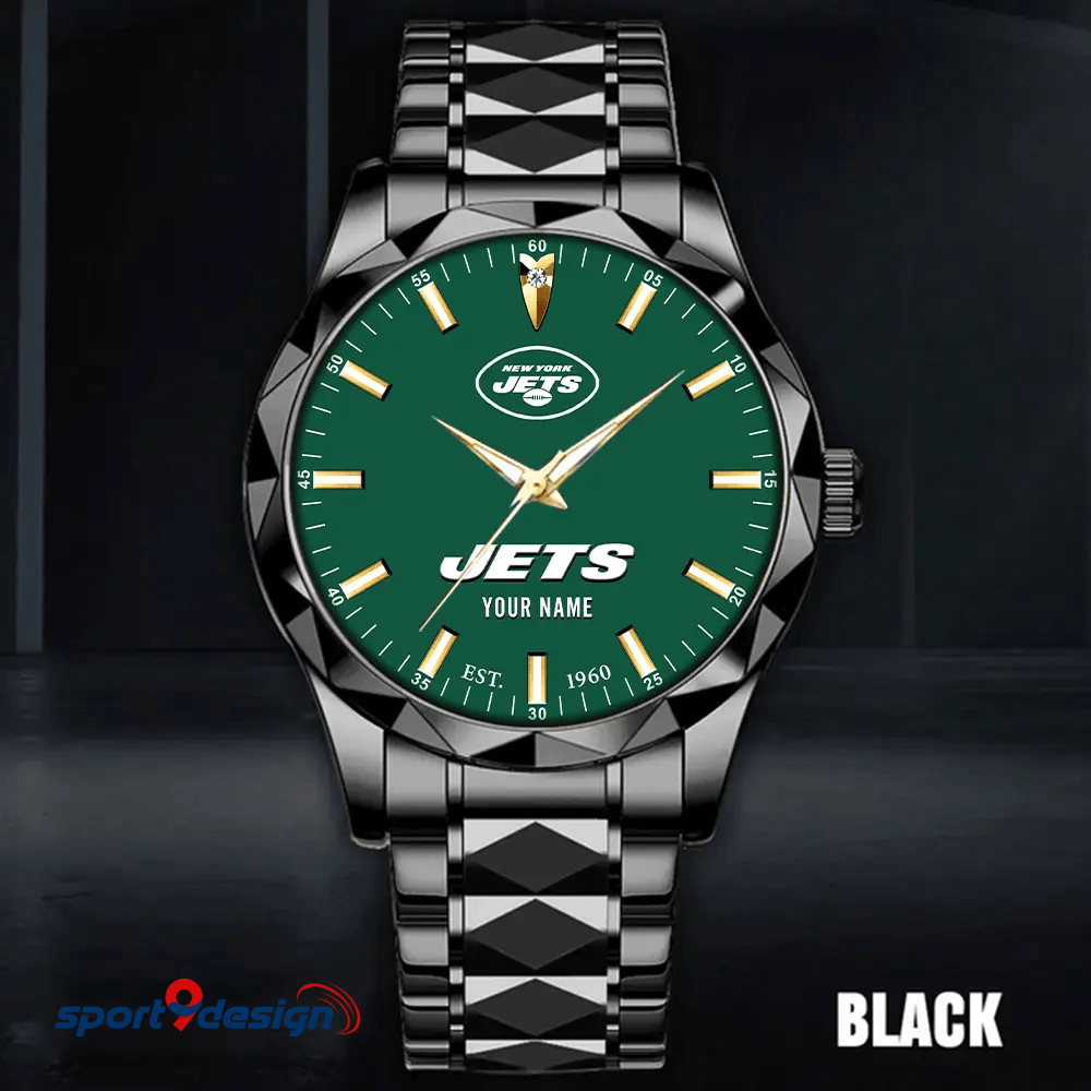 New York Jets Luxury Diamond Men Watch Trending 2025
