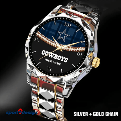 Dallas Cowboys Luxury Diamond Men Watch Trending 2025