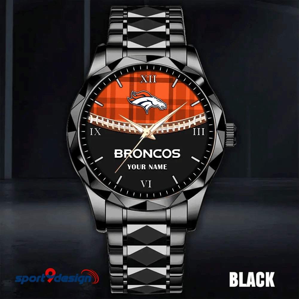 Denver Broncos Luxury Diamond Men Watch Trending 2025
