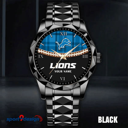Detroit Lions Luxury Diamond Men Watch Trending 2025