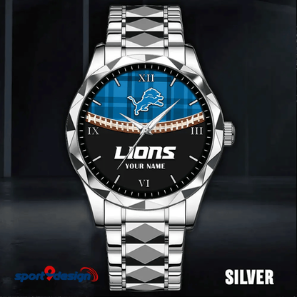 Detroit Lions Luxury Diamond Men Watch Trending 2025