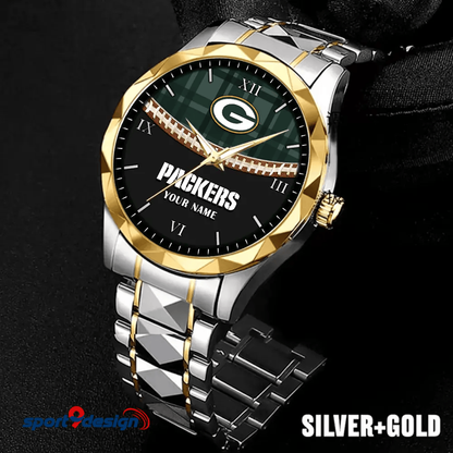 Green Bay Packers Luxury Diamond Men Watch Trending 2025