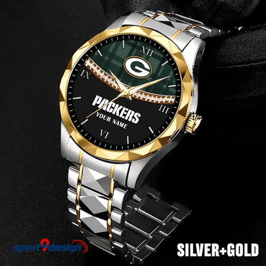 Green Bay Packers Luxury Diamond Men Watch Trending 2025