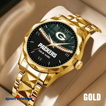 Green Bay Packers Luxury Diamond Men Watch Trending 2025
