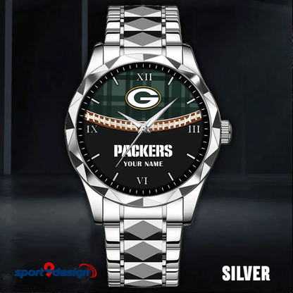 Green Bay Packers Luxury Diamond Men Watch Trending 2025