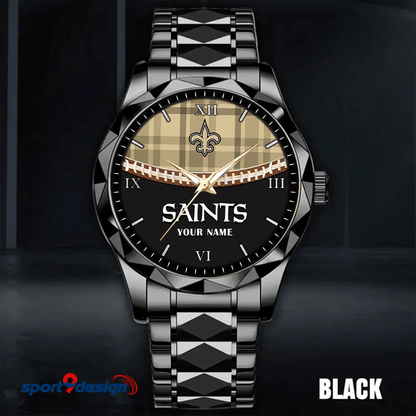 New Orleans Saints Luxury Diamond Men Watch Trending 2025