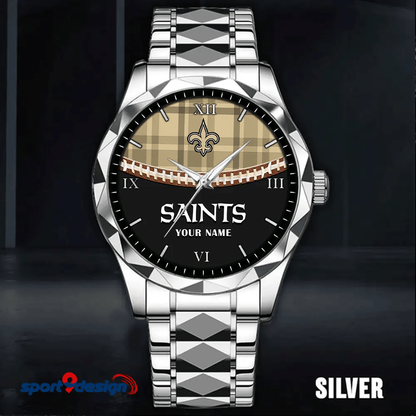 New Orleans Saints Luxury Diamond Men Watch Trending 2025