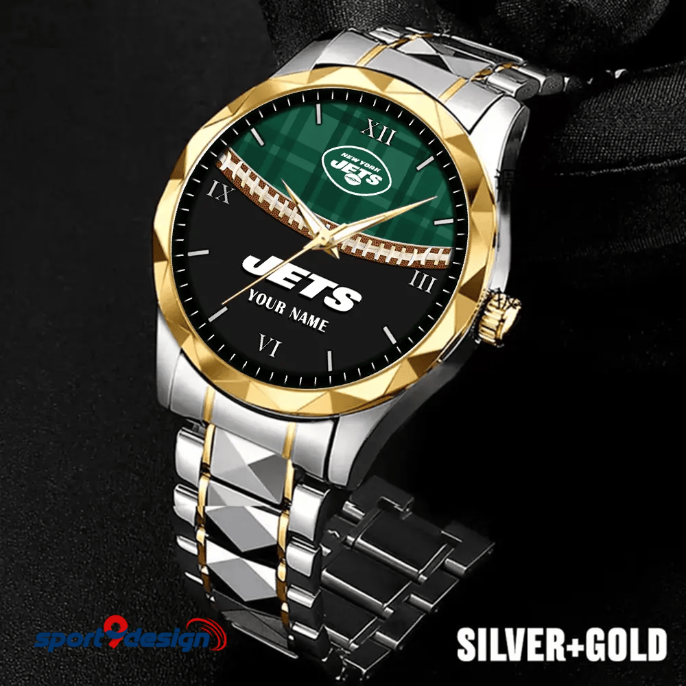 New York Jets Luxury Diamond Men Watch Trending 2025