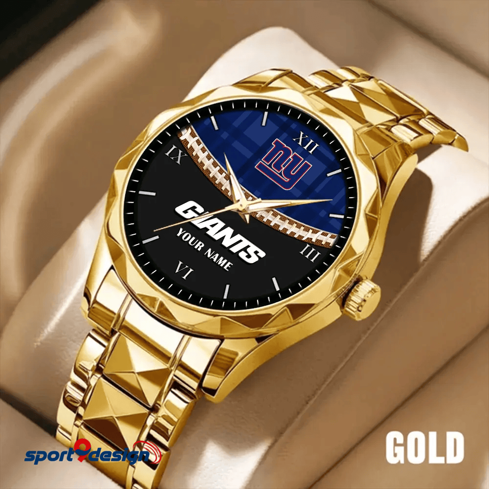 New York Giants Luxury Diamond Men Watch Trending 2025