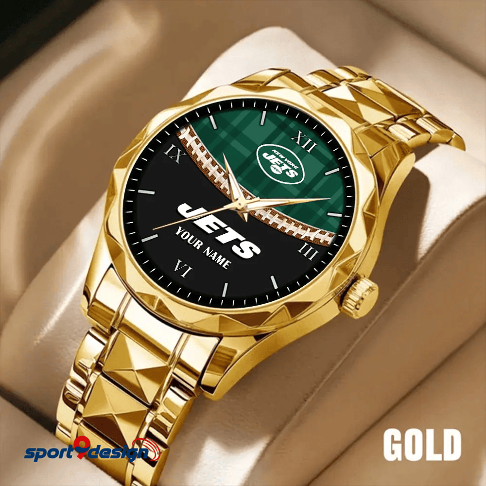 New York Jets Luxury Diamond Men Watch Trending 2025