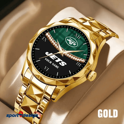 New York Jets Luxury Diamond Men Watch Trending 2025