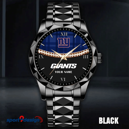 New York Giants Luxury Diamond Men Watch Trending 2025