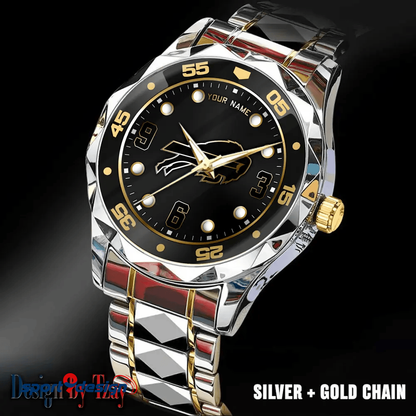 Buffalo Bills Luxury Diamond Men Watch Trending 2025