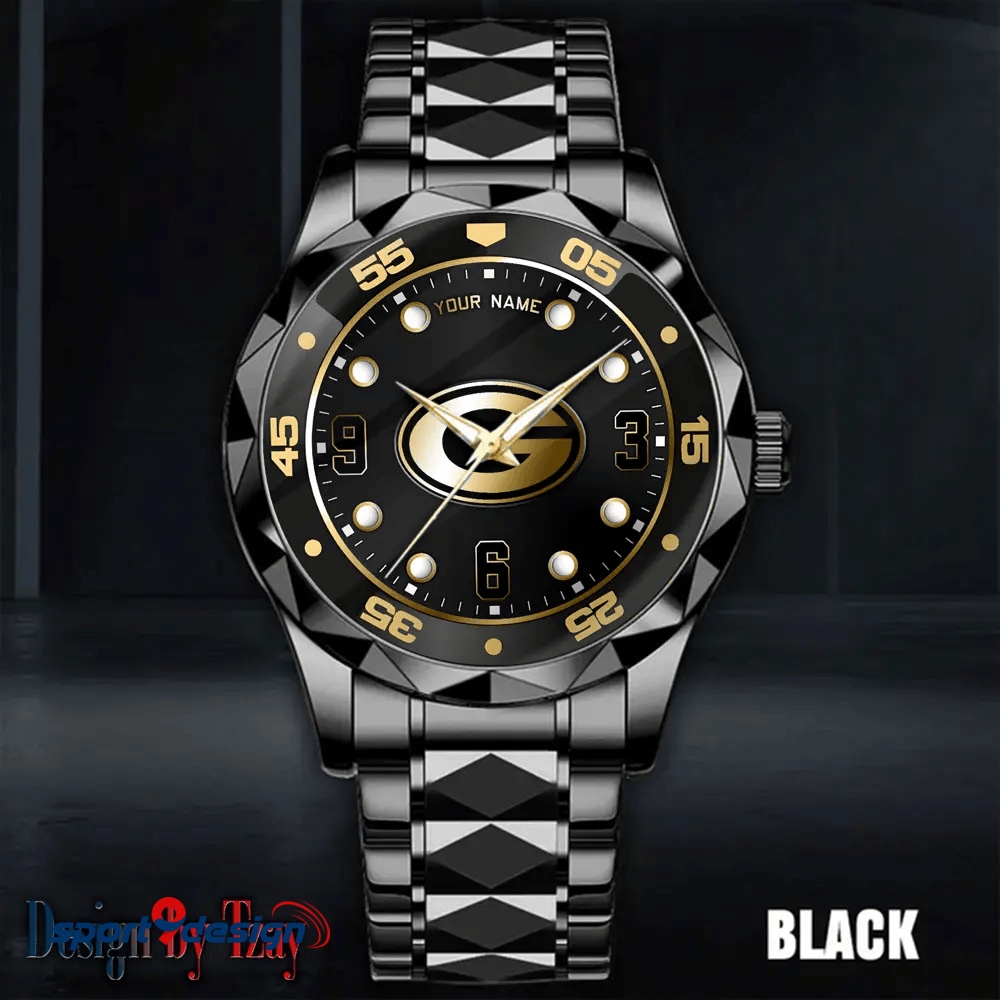 Green Bay Packers Luxury Diamond Men Watch Trending 2025