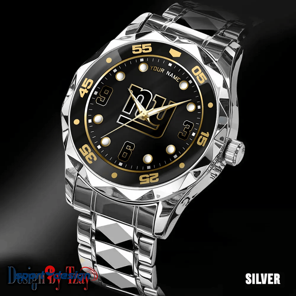 New York Giants Luxury Diamond Men Watch Trending 2025