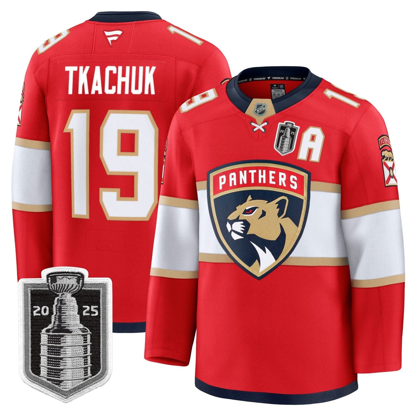 Men's Florida Panthers 2025 Stanley Cup Final Premium Jersey - All Stitched