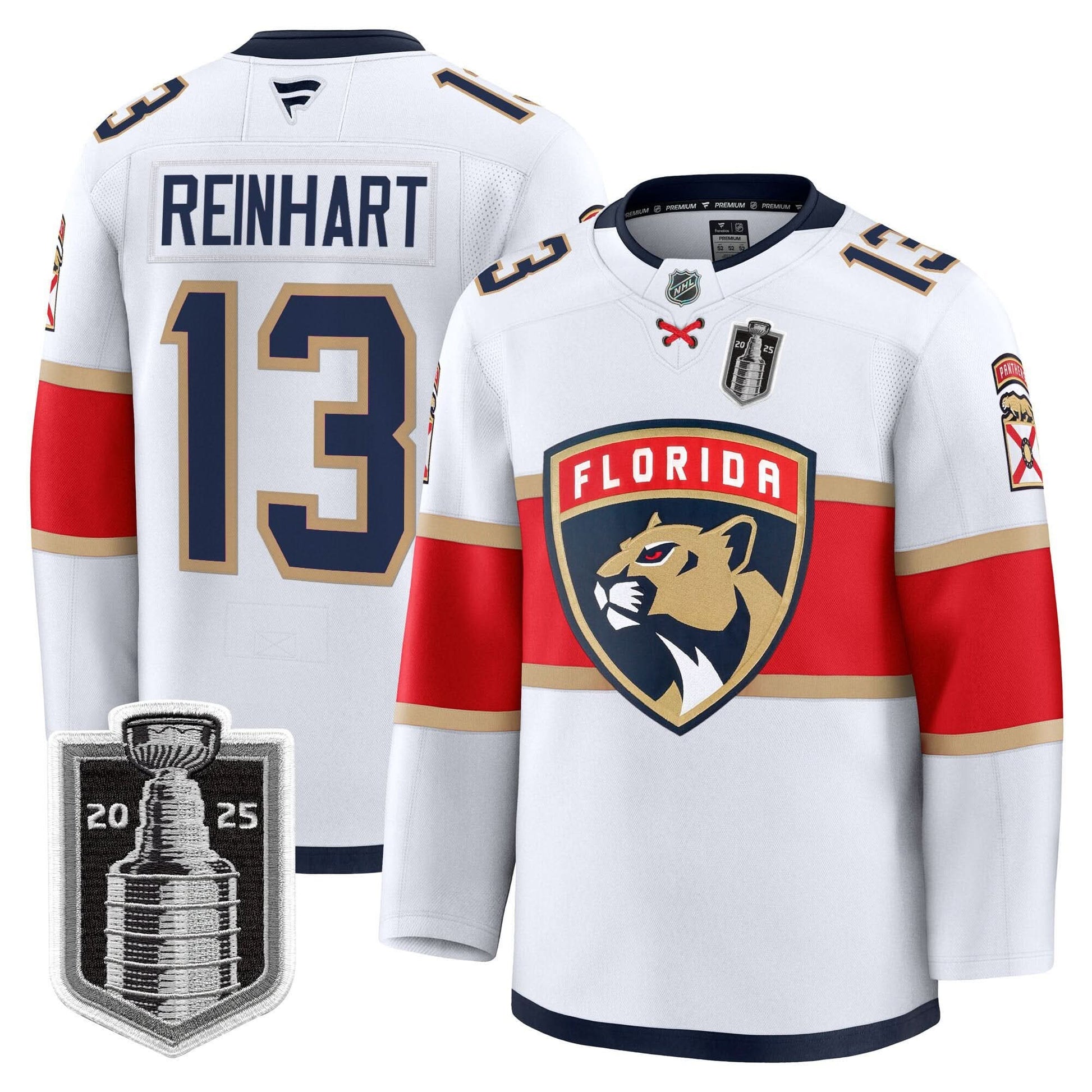 Men's Florida Panthers 2025 Stanley Cup Final Premium Jersey - All Stitched