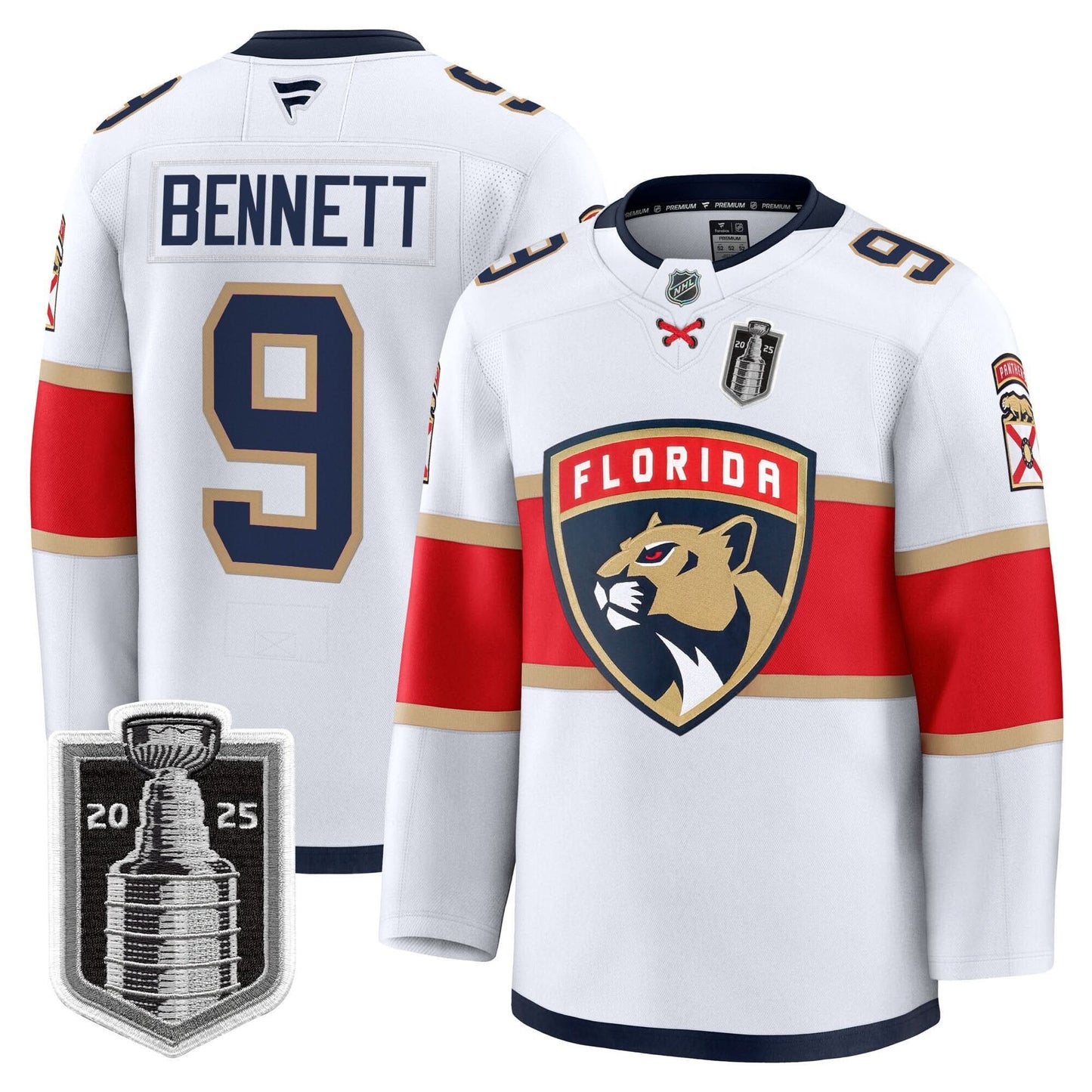 Men's Florida Panthers 2025 Stanley Cup Final Premium Jersey - All Stitched